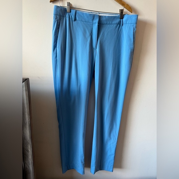 Theory Blue Virgin Wool Dress Pants Size 12 - Picture 1 of 13